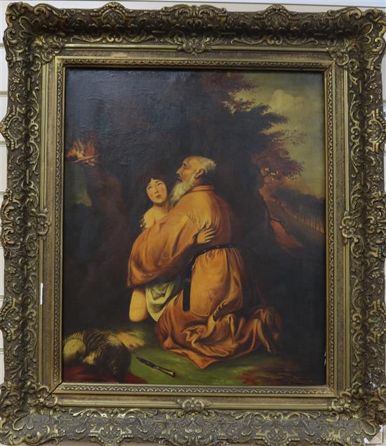 J. Veerman Abraham and Isaac 24 x 20in.